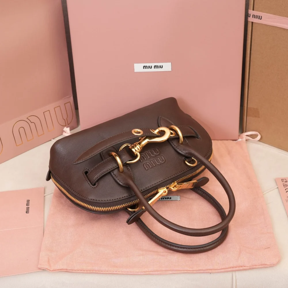 Miu Miu Aventure Nappa Leather Bag