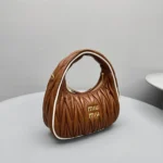 Miu Miu Wander Matelassé Nappa Leather Hobo Bag