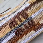 Miu Miu Fabric Crochet Pouch