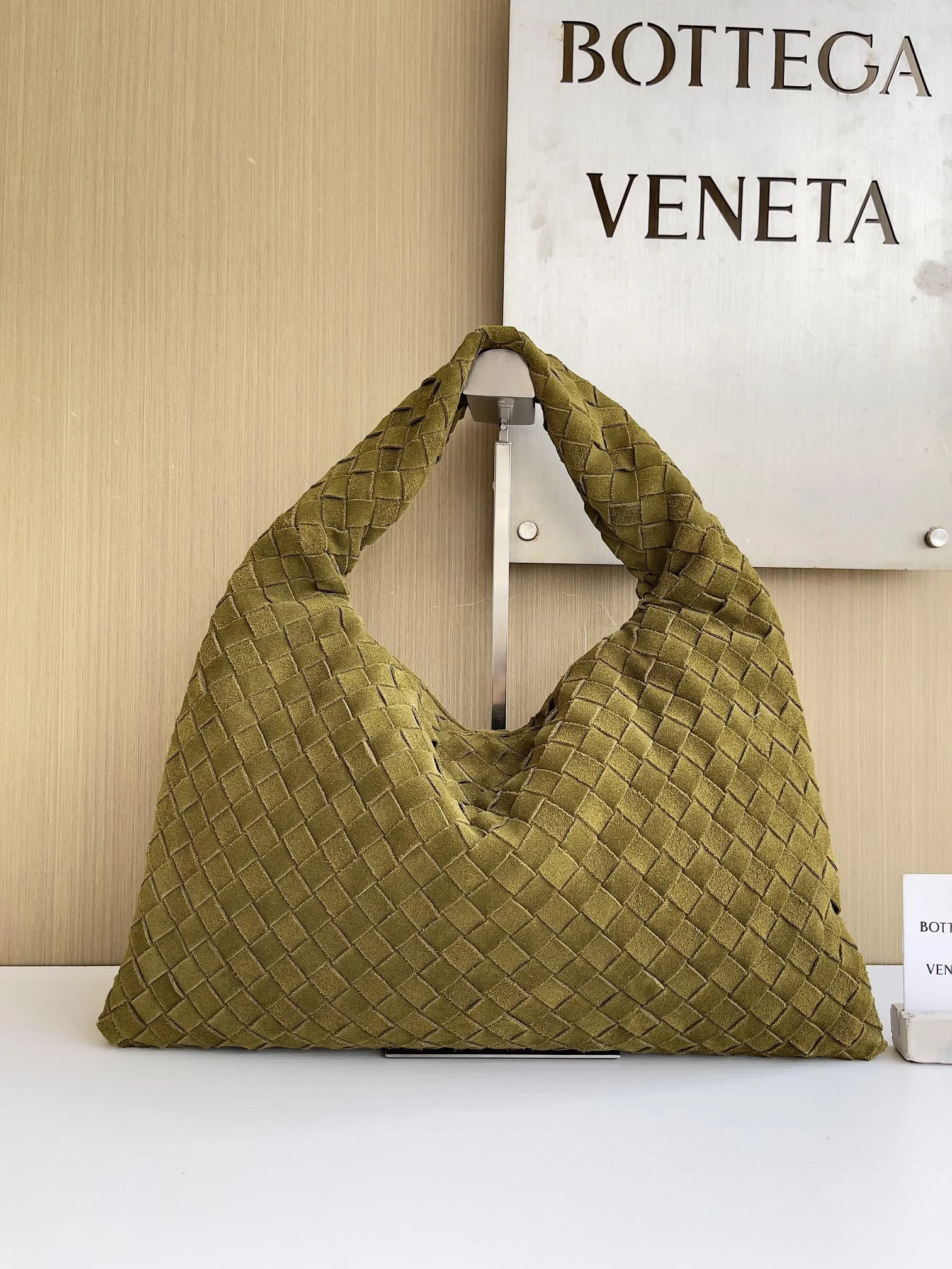 Bottega Veneta Small Hop Suede Handbag Bottega Veneta Small Hop Suede Handbag