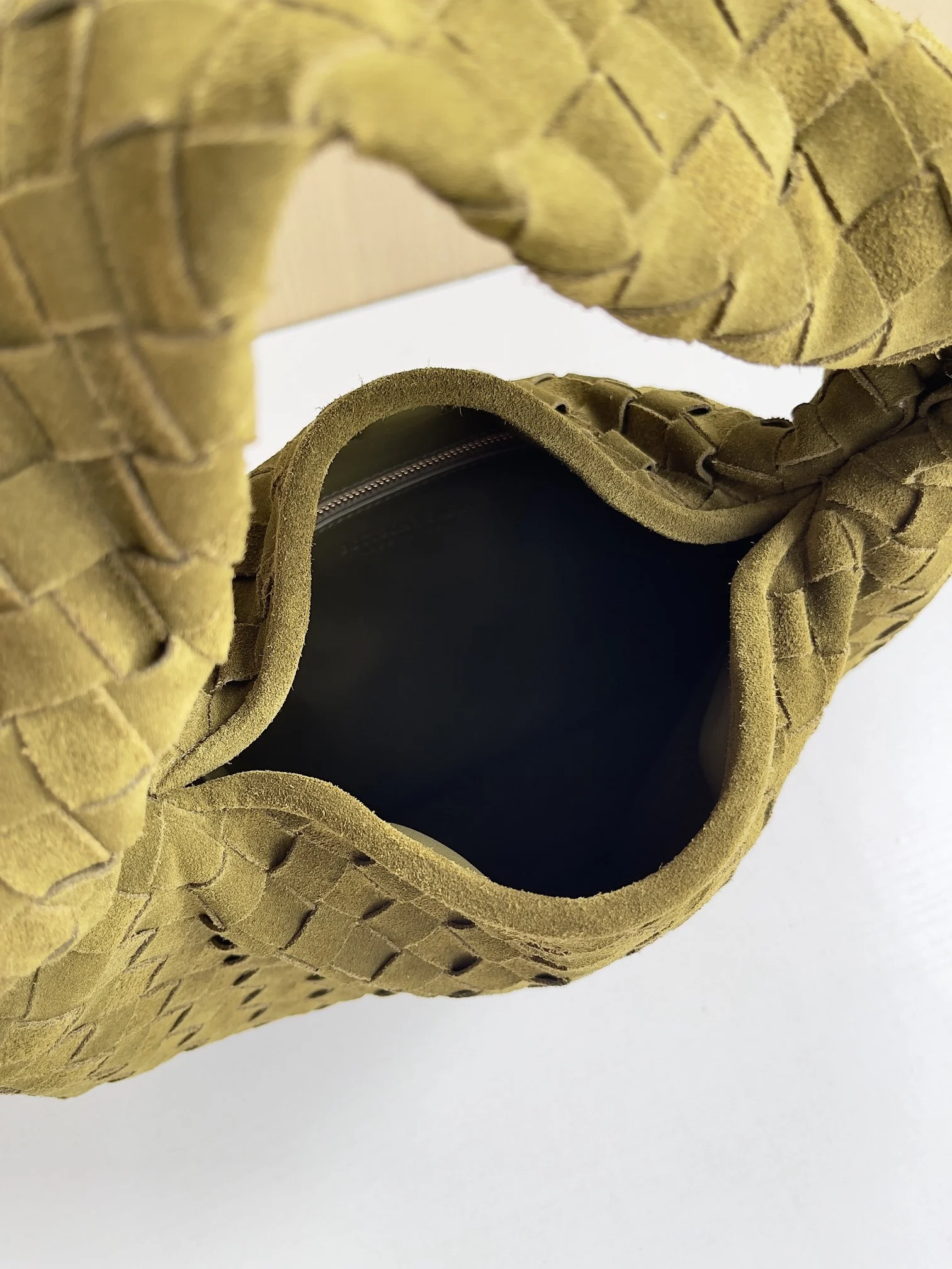 Bottega Veneta Small Hop Suede Handbag Bottega Veneta Small Hop Suede Handbag