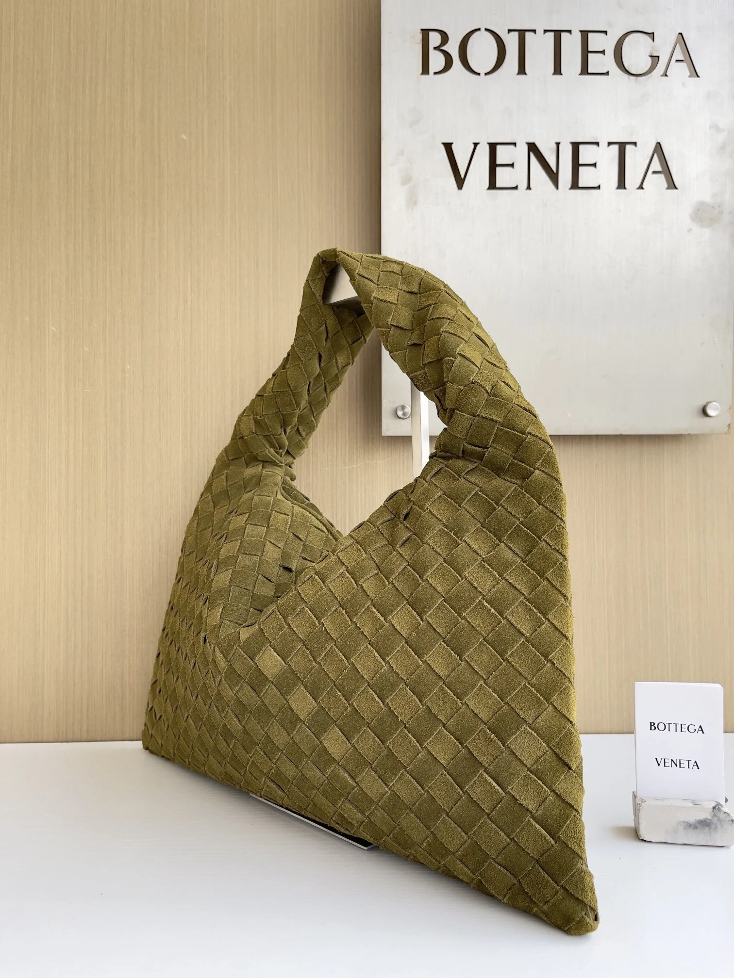 Bottega Veneta Small Hop Suede Handbag Bottega Veneta Small Hop Suede Handbag