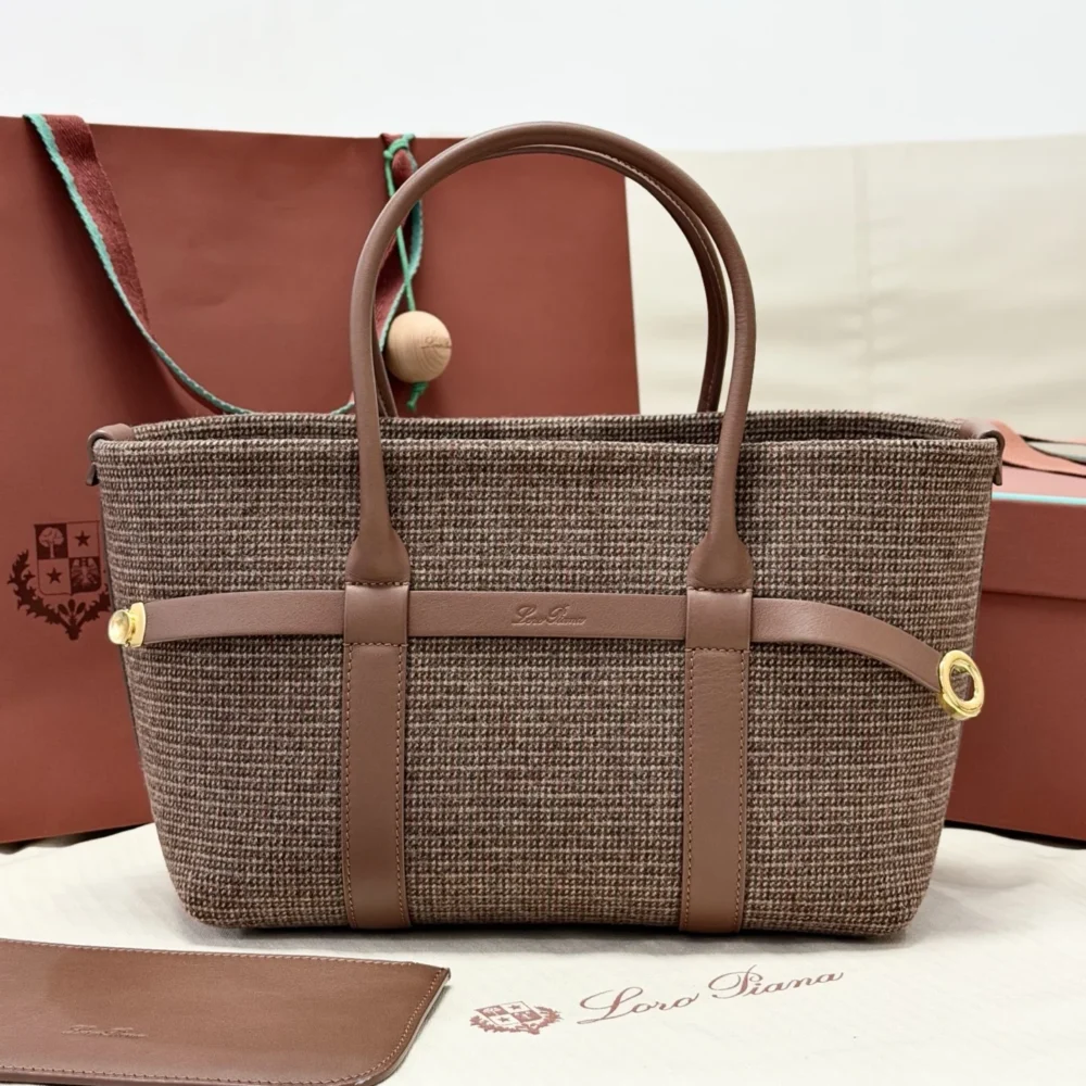 Loro Piana Ghiera Shopper Small